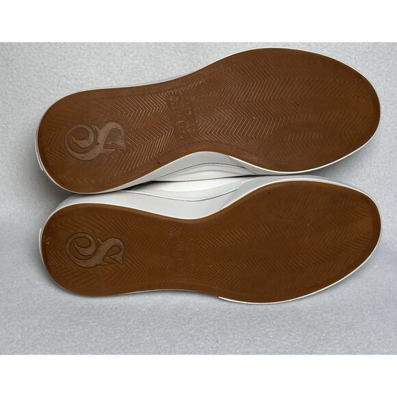 Skechers Snoop Dogg Sneaker Women 8.5 Pink White Leather Slip Ins Hands Free - Picture 9 of 10